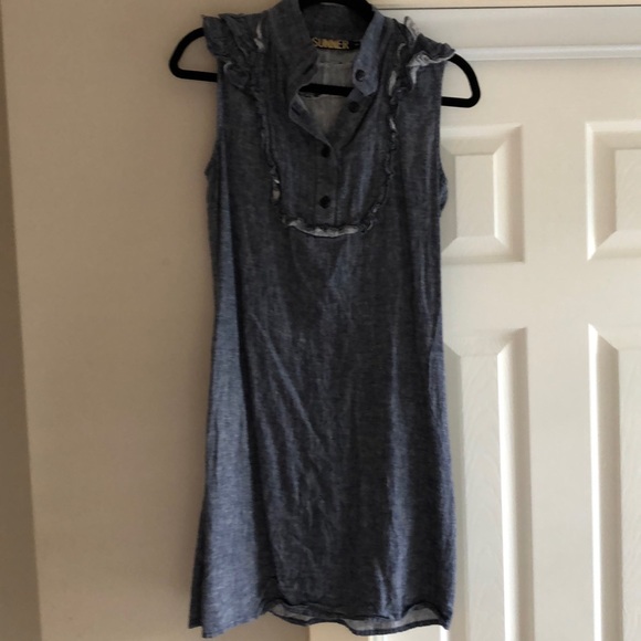 anthropologie jean dress